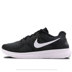 Nike Free RN Running Shoe black/gray Size 7 NEW